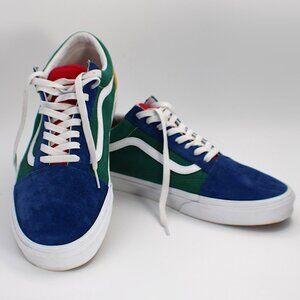 Vans Old Skool Off The Wall Sneakers Men's Sz.13 Suede Multi Color Block